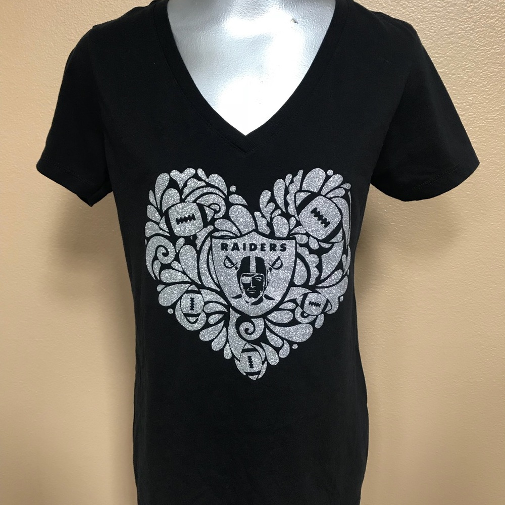 Raiders Fan Top 🖤